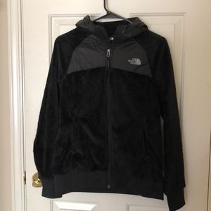 North face zip up hoodie